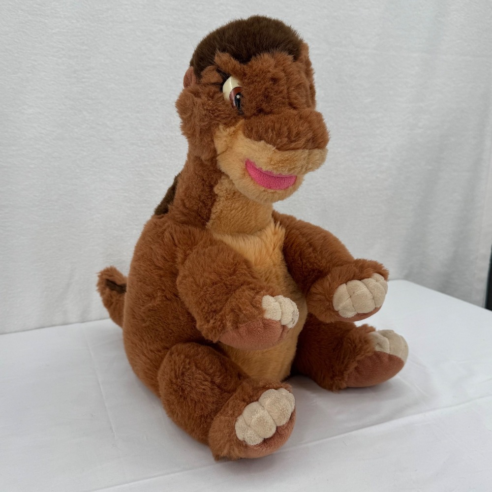 Vintage The Land Before Time Plush Gund 1988 Littlefoot Dinosaur 17" Retro Toy - Picture 2 of 9